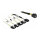 DeLock Mini SAS HD SFF-8643 > 4 x SATA 7 Pin + Sideband 1 m Metall