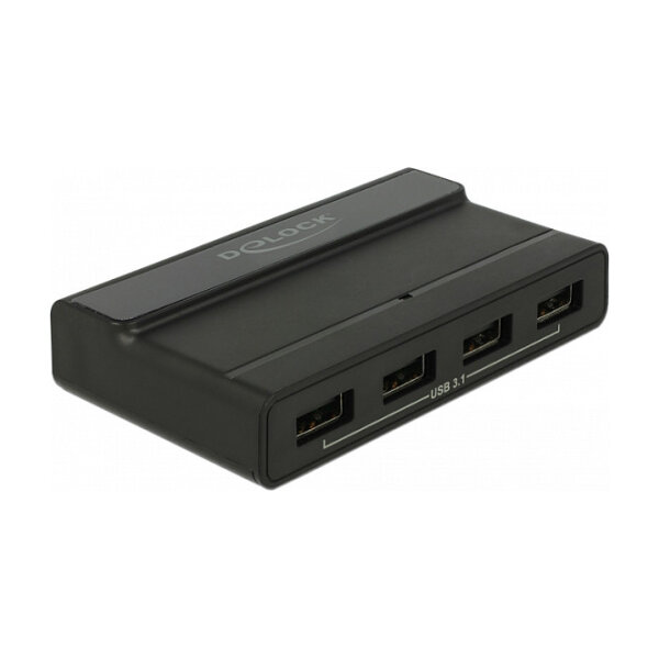 USB3.1 HUB 4Port DeLOCK Black