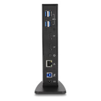 D DeLOCK Dockingstation 4xUSB3.2/2xDisplayPort 4K/RJ45 Ethernet/Audio Black