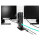 D DeLOCK Dockingstation 4xUSB3.2/2xDisplayPort 4K/RJ45 Ethernet/Audio Black