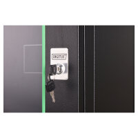 Digitus Wandgehäuse 19 7HE 385x600x450mm, Farbe Schwarz (RAL 9005)