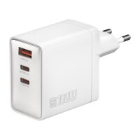 4smarts Netzladegert GaN Pocket 100W 2C+1A, weiss