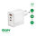 4smarts Netzladegert GaN Pocket 100W 2C+1A, weiss