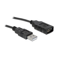 DeLock USB 2.0 > Seriell (ST-ST) 0,8m Adapterkabel Schwarz
