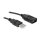 DeLock USB 2.0 > Seriell (ST-ST) 0,8m Adapterkabel Schwarz