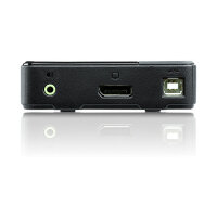 KVM Desktop Switch 2-Port USB 4K DisplayPort 1.2 KVM...