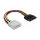 Inter. Adapter Power SATA HDD -> 4P