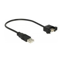 85462 0.25m USB A USB A Männlich Weiblich Schwarz...
