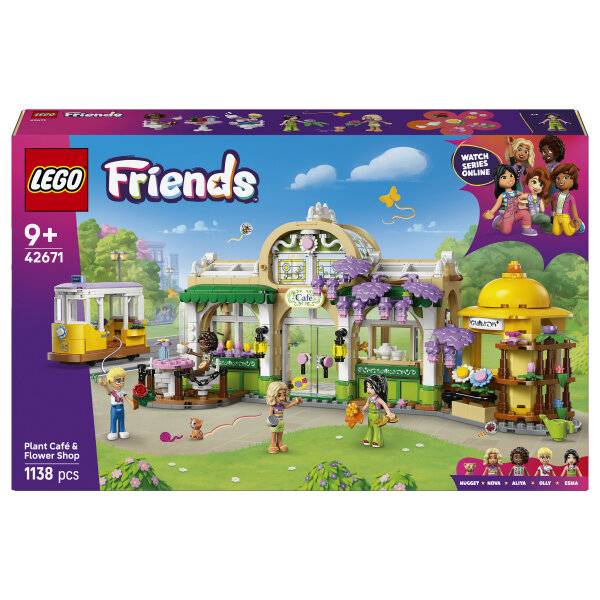 LEGO 42671 Friends Pflanzencaf und Blumenkiosk