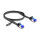 DeLock Patchkabel CAT6a RJ45 U/FTP Flachband 0,5m Schwarz