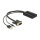 Delock Adapter VGA, DB-15, USB > HDMI