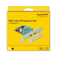 USB 3.1 PCIex1 2xInt.2xExt. DeLOCK