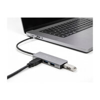USB-C HUB 4Port DeLOCK 4xUSB3.2 Grey