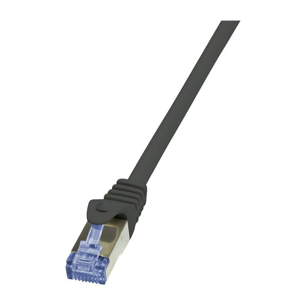 Patchkabel CAT6a RJ45 S/FTP 2m Black LogiLink PrimeLine PIMF LSZH