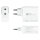 GoodConnections Charger 100W 3-Port 2xUSB-C/USB-A QC4.0 Weiß