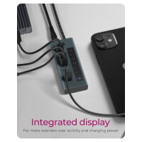 ICY BOX IB-HUB1457-C31 USB-C HUB 7-Port 7xUSB-C Display