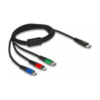 Delock Ladekabel USB-C > Micro-USB/Lightning/USB-C