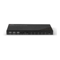 KVM-/Audio-/USB-Switch 4-Port Lindy