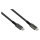 GoodConnections USB-C 2.0 (ST-ST) 1m Anschlusskabel Textilmantel 240W Anthrazit