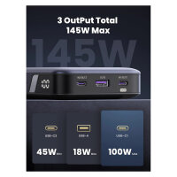25000 mAh Powerbank 145W Two-way Fast Charging