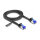 DeLock Patchkabel CAT6a RJ45 U/FTP Flachband 1m Schwarz