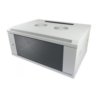 ALLNET Netzwerkschrank 19" 12HE 1-teilig T450mm...