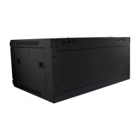 ALLNET Netzwerkschrank 19" 9HE 1-teilig T600mm Schwarz SMC-Serie