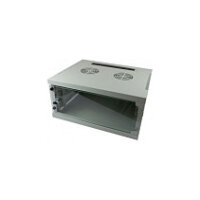ALLNET Netzwerkschrank 19" 6HE 1-teilig T444/B541mm Lichtgrau SMQ-Serie