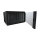 ALLNET Netzwerkschrank 19" 6HE 2-teilig T600mm Schwarz SMB-Serie