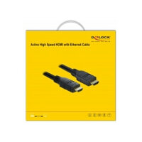 DeLock HDMI (ST-ST) 20m Anschlusskabel 4K 60Hz Schwarz