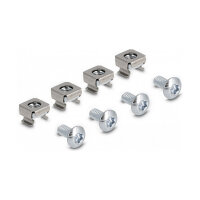 Delock Rack Bracket 450 x 40 mm Schwarz