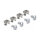 Delock Rack Bracket 450 x 40 mm Schwarz