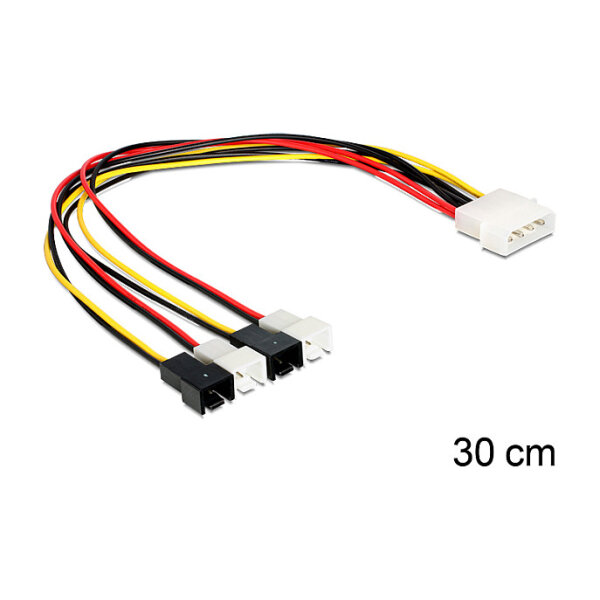 Delock Stromversorgung Molex 4 Pi