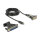 USB C > Adapter Seriell 9 Pin Stecker + 25 Pin Adapter FTDI Delock