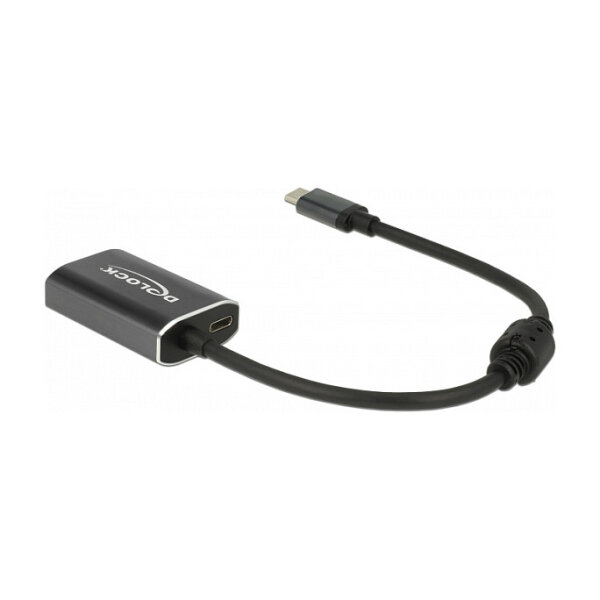 USB C > Adapter Displayport Mini Buchse (4K 60Hz) + 1 x USB C PD Delock