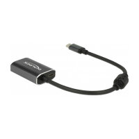USB C > Adapter Displayport Mini Buchse (4K 60Hz) + 1 x USB C PD Delock