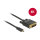 USB C > DVI 24+1 Stecker DP-Alt Mode 4K 30 Hz 3 m schwarz Delock
