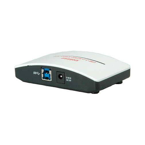 USB3.0 ROLINE Hub Black and White 4 Ports mit Netzteil