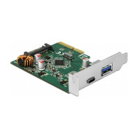 USB PCIe Express x4 Karte > 1x USB-C3.1 Gen2 + 1x...