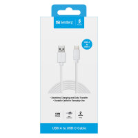 Sandberg USB-C > USB 3.0 (ST-ST) 2m Adapterkabel...