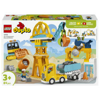 LEGO DUPLO 10476 Baustelle mit Baufahrzeugen 3-in-1-Set