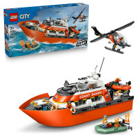 LEGO 60504 City Rettungsboot der Kstenwache mit Hubschrauber