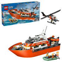 LEGO 60504 City Rettungsboot der Kstenwache mit Hubschrauber