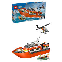 LEGO 60504 City Rettungsboot der Kstenwache mit Hubschrauber