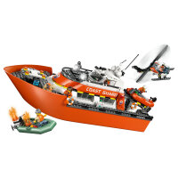 LEGO 60504 City Rettungsboot der Kstenwache mit Hubschrauber