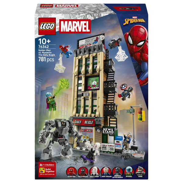 LEGO 76342 Marvel Super Heroes Spider-Man vs. Mysterio: Daily Bugle