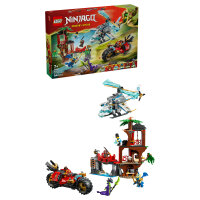 LEGO 71857 Ninjago Showdown am Baumhaus mit dem Ninja-Bike