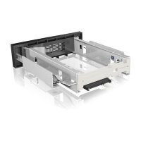 ICY BOX IB-168SK-B Wechselrahmen für 3,5" SATA HDD in 5,25" Schacht mit Schloss
