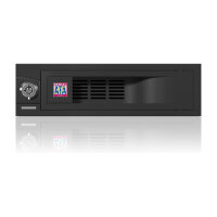 ICY BOX IB-168SK-B Wechselrahmen für 3,5" SATA HDD in 5,25" Schacht mit Schloss