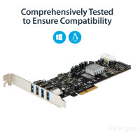 USB 3.0 PCIe StarTech PEXUSB3S44V